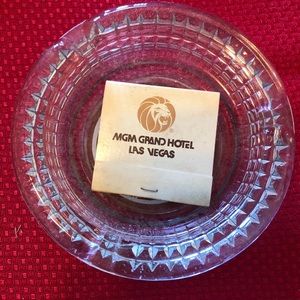 MGM Grand Ash Tray and matchbook Las Vegas